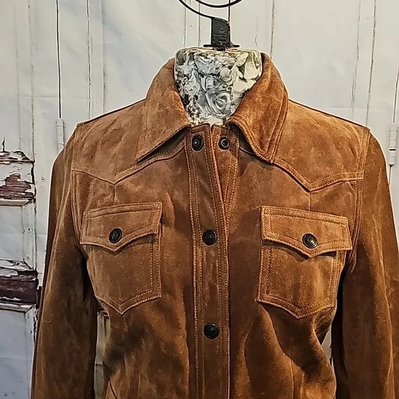 GAP Suede Leather Rancher Jacket - Picture 5 of 8